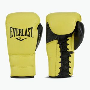 Boxkesztyű Everlast Powerlock 2 Laced Pro Training neon yellow (Powerlock 2 Laced Pro Training EV2272LAC-NEON/YEL) kép