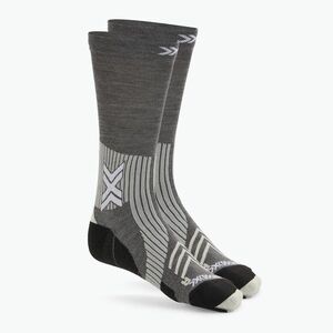 Zokni X-Socks Run Expert Silk Merino Crew seal grey/light sand (Run Expert Silk Merino Crew RQXSW24U) kép