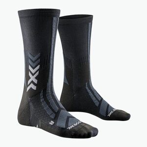 Túrazokni X-Socks Hike Discover Crew black/charcoal (Hike Discover Crew TQDIS24M) kép
