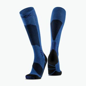 Sízokni X-Socks Ski Discover Otc blue blossom/marine (Ski Discover Otc XS-WYDDW24U-A311) kép