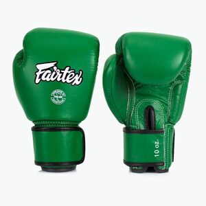 Boxkesztyű Fairtex Real Leather Boxing green (Real Leather Boxing BGV16-GN) kép