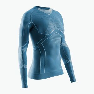 Női thermo hosszú ujjú felső X-Bionic Energy Accumulator Light Shirt mineral blue / arctic white (Energy Accumulator Light Shirt Ls EAWTH2W24M) kép