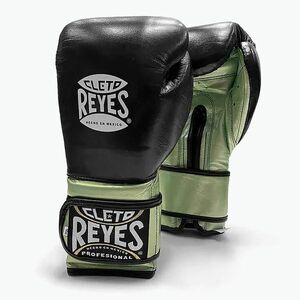 Boxkesztyű Cleto Reyes Velcro Sparring green metallic/black (Velcro Sparring CE614VMN) kép