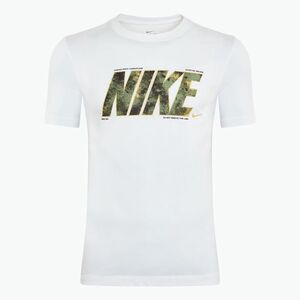 Férfi edzőpóló Nike Dri-Fit Fitness white (Dri-Fit Fitness FZ8038-100) kép