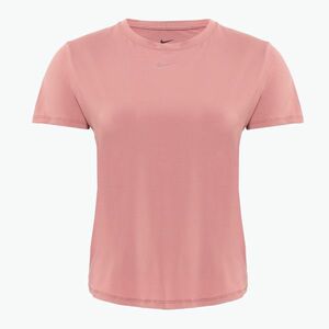 Női póló Nike One Classic Dri-Fit canyon pink/black (One Classic Dri-Fit FN2798-634) kép