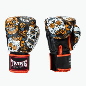 Boxkesztyű Twins Special Fancy FBGVL3-53 Skull orange/black (Fancy FBGVL3-53-OR Skull) kép