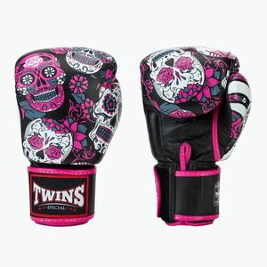 Boxkesztyű Twins Special Fancy FBGVL3-53 Skull pink/black (Fancy FBGVL3-53-PK Skull) kép