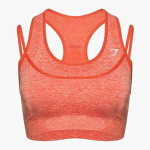 Sportmelltartó Gymshark Vital Rise Sports red / marl (Biustonosz Gymshark Vital Rise Sports GLSB3908-HRM) kép
