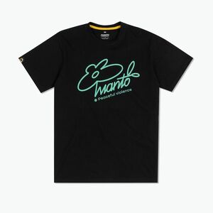 Férfi póló MANTO Bloom fekete (Bloom MNT163_BLK) kép