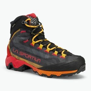 Férfi magashegyi cipő La Sportiva Aequilibrium Hike GTX carbon/ yellow (Aequilibrium Hike GTX ZFHS100G00Y00) kép