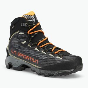 Férfi magashegyi cipő La Sportiva Aequilibrium Hike GTX carbon/ papaya (Aequilibrium Hike GTX ZFHS100G00Y02) kép