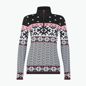 Női thermo pulóver Newland Kristel Half Zip black/white (Kristel Half Zip N4-6584-108) kép