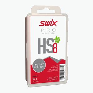Síléc wax Swix HS8 Red -4°C/+4°C 60 g (HS8 Red -4°C/+4°C HS08-6) kép