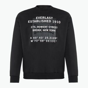 Férfi pulóver Everlast Streetwear Crewneck black/red (Streetwear Crewneck 37M235F04-205G) kép