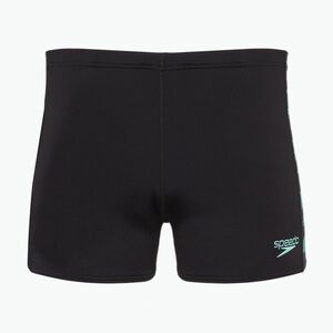 Férfi úszónadrág Speedo Hyperboom Panel Aquashort black/dark teal (HyperBoom Panel Aquashort 8-00301416009) kép