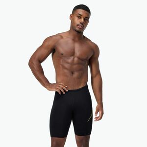 Férfi úszónadrág Speedo HyperBoom Placement Jammer black/hyper yellow (HyperBoom Placement Jammer 8-00302117218) kép