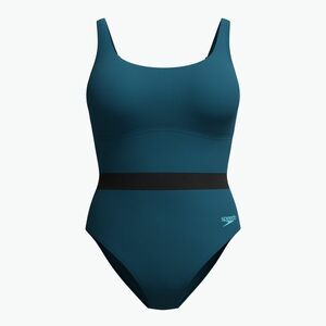 Speedo Shaping LuniaGlow One Piece női fürdőruha sötét teal színű (Shaping LuniaGlow One Piece 8-00340416009) kép