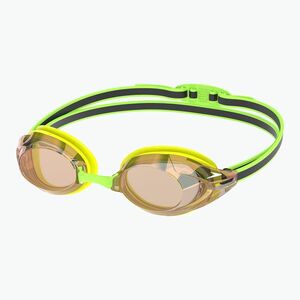 Speedo Vanquisher 3.0 Mirrored hiper sárga/szürke/ablaze tükrös úszószemüveg (Vanquisher 3.0 Mirrored 8-00473417218) kép