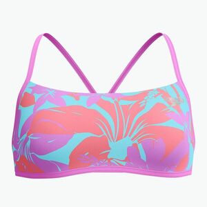 Speedo Allover Digital Crossback fürdőruha Crop Top caluna virágos/arctic glass (Allover Digital Crossback Crop Top 8-1172718093) kép