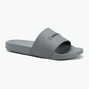 Calvin Klein férfi flip-flop HM0HM00455 Pool Slide csúszda gumi gránit úton (Pool Slide Rubber HM0HM00455PDQ) kép