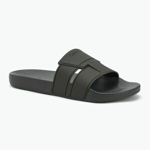 Calvin Klein férfi flip-flop HM0HM01752 Pool Slide Double T sötét olajzöld (Pool Slide Double T HM0HM01752LEX) kép