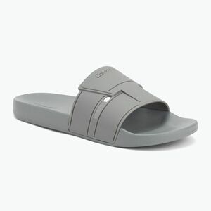 Calvin Klein férfi flip-flop HM0HM01752 Pool Slide Double T gránit út (Pool Slide Double T HM0HM01752PDQ) kép
