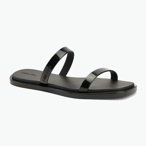 Calvin Klein női flip-flop HW0HW02417 Double Bar Slide - Zselés fekete (Double Bar Slide - Jelly HW0HW02417BEH) kép