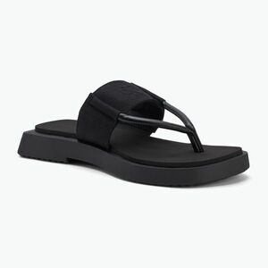 Női Calvin Klein flip flop YW0YW01717 Sq Low Wedge Sandal Rope tripla fekete (Sq Low Wedge Sandal Rope YW0YW017170GJ) kép
