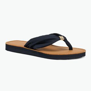 Női flip-flop papucs Tommy Hilfiger Elevated Beach Sandal space blue (Elevated Beach Sandal FW0FW06985DW6) kép