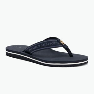 Női flip-flop papucs Tommy Hilfiger Webbing Beach Sandal space blue (Webbing Beach Sandal FW0FW08515DW6) kép
