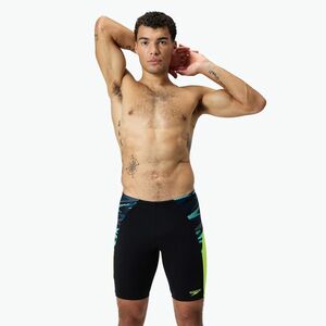 Férfi úszónadrág Speedo Endurance+ MAX Splice Jammer black/hyper yellow (Endurance+ MAX Splice Jammer 8-00300200334) kép