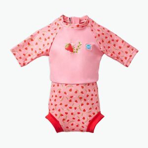 Gyerek overall UPF 50+Splash About Happy Nappy strawberry field (Happy Nappy Sunsuit HNSSSFXL) kép