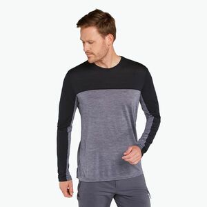 Férfi hosszú ujjú túrafelső icebreaker Merino 125 Cool-Lite Sphere LS Tee Colour Block graphite (Merino 125 Cool-Lite Sphere LS Tee Colour Block IB0A571MC911) kép