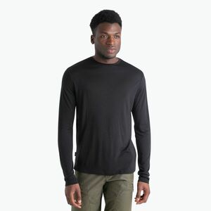 Férfi hosszú ujjú túrafelső icebreaker Merino 125 Cool-Lite Sphere III LS Tee black (Merino 125 Cool-Lite Sphere III LS Tee IB0A56ZL0011) kép