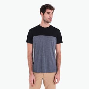 Férfi túrapóló icebreaker Merino Cool-Lite Sphere III SS Tee Colour Block graphite hthr (Merino Cool-Lite Sphere III SS Tee Colour Block IB0A56X3C911) kép