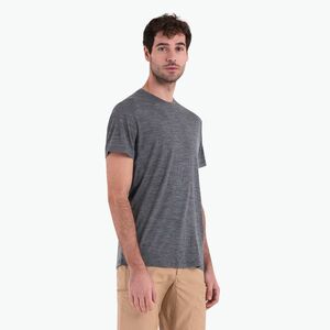 Férfi túrapóló icebreaker Merino 150 Tech Lite III SS gritstone heather (Merino 150 Tech Lite III SS IB0A56WL0131) kép