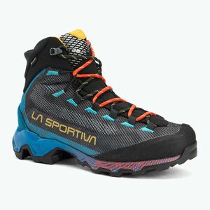 Férfi túracipő La Sportiva Aequilibrium Hike GTX carbon/tropic blue (Aequilibrium Hike GTX ZFHS100G00B14) kép
