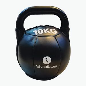 Kettlebell Sveltus Soft PU 10 kg black (Soft PU 10 kg 1004) kép