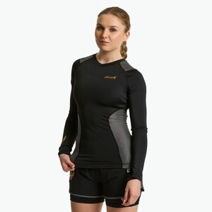 Női rashguard HOOK FIGHTING Base fekete (Base HKF-FRG001-BL) kép
