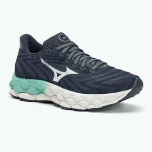 Női futócipő Mizuno Wave Sky 8 india ink/neo silver/dusty jade green (Wave Sky 8 J1GD240225) kép