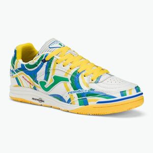 Férfi focicipő Joma Top Flex IN white/green (Top Flex IN TORW2442IN) kép