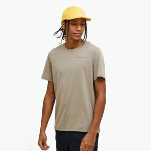 Férfi Peak Performance Explore Logo póló avid bézs színben (Explore Logo G79545080) kép