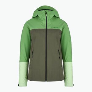 Női Peak Performance Trail Hipe Shell kabát borsmenta/fenyőtű/élénk esőkabát (Trail Hipe Shell Jacket G79384080) kép