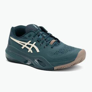 ASICS Gel-Resolution X Clay férfi teniszcipő saxon zöld/ nyírfa (Gel-Resolution X Clay 1041A485-300) kép