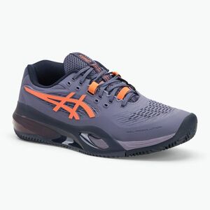 ASICS Gel-Resolution X Clay férfi teniszcipő szürkéslila/ nova narancssárga (Gel-Resolution X Clay 1041A485-500) kép