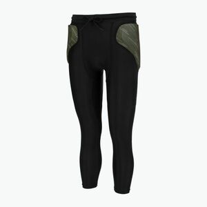 Reusch Padded Eco Short 3/4 fekete/sivatagi zöld kapusnadrág (Padded Eco Short 3/4 5317600-7050) kép