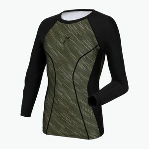 Kapus hosszú ujjú Reusch Padded Eco alsónadrág fekete/sivatagi zöld (Padded Eco Undershirt 5313600-7050) kép