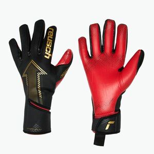 Reusch Fastgrip Gold X GluePrint kapuskesztyű fekete/arany/tűzpiros (Fastgrip Gold X GluePrint 5570915-7075) kép