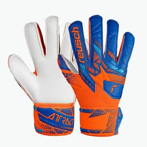 Reusch Attrakt Solid Finger Support Junior sokkoló narancssárga/kék gyermek kapuskesztyű (Attrakt Solid Finger Support Junior 5472510-2290) kép