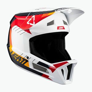 Leatt MTB kerékpáros sisak Gravity 2.0 V24 fehér/piros (MTB Gravity 2.0 V24 1024120213) kép